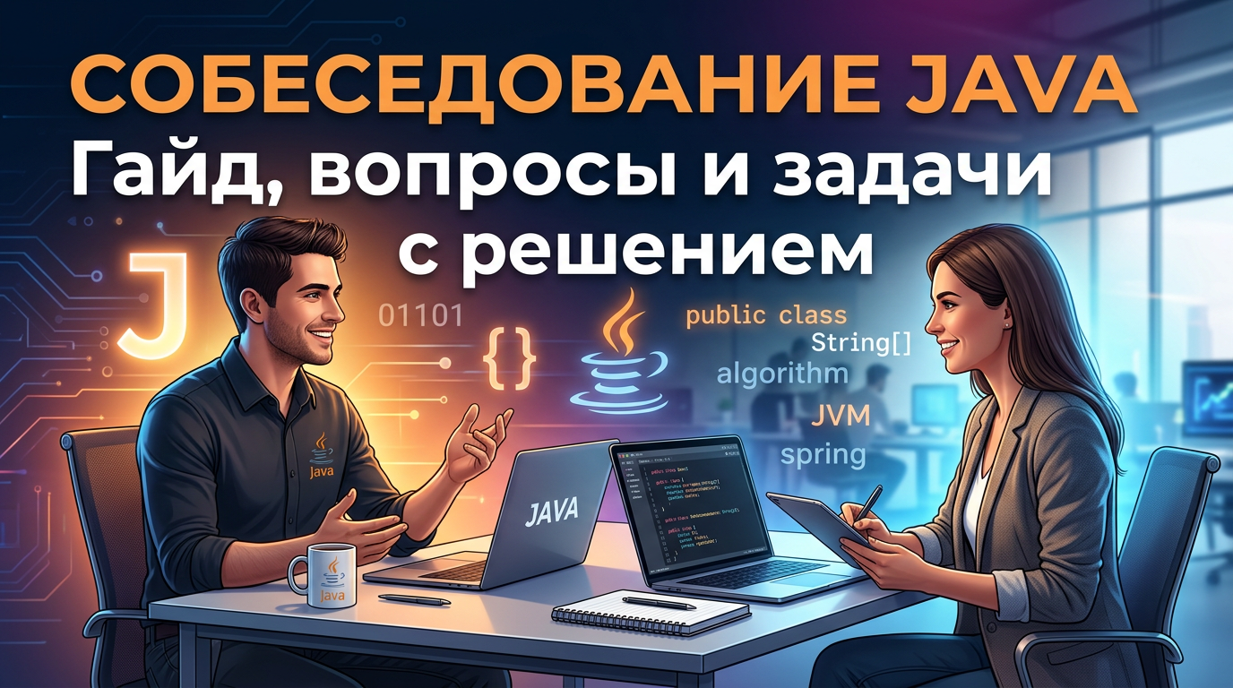 Собеседование Java: гайд, вопросы и задачи с решением 2026